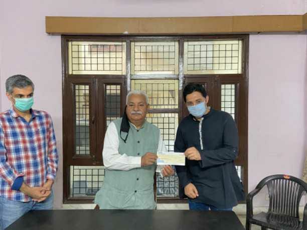 Channa Udyog gave 31 thousand rupees in Corona Relief Fund